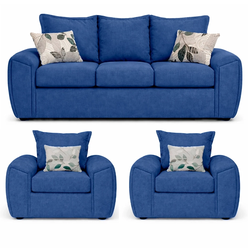 JUEGO DE LIVING ELEGANT DETAIL HOUSTON TELA 3-1-1 - 2