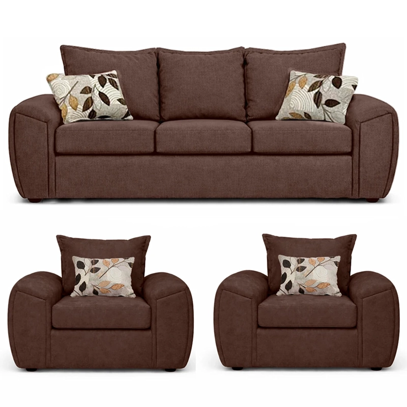 JUEGO DE LIVING ELEGANT DETAIL HOUSTON TELA 3-1-1 - 2