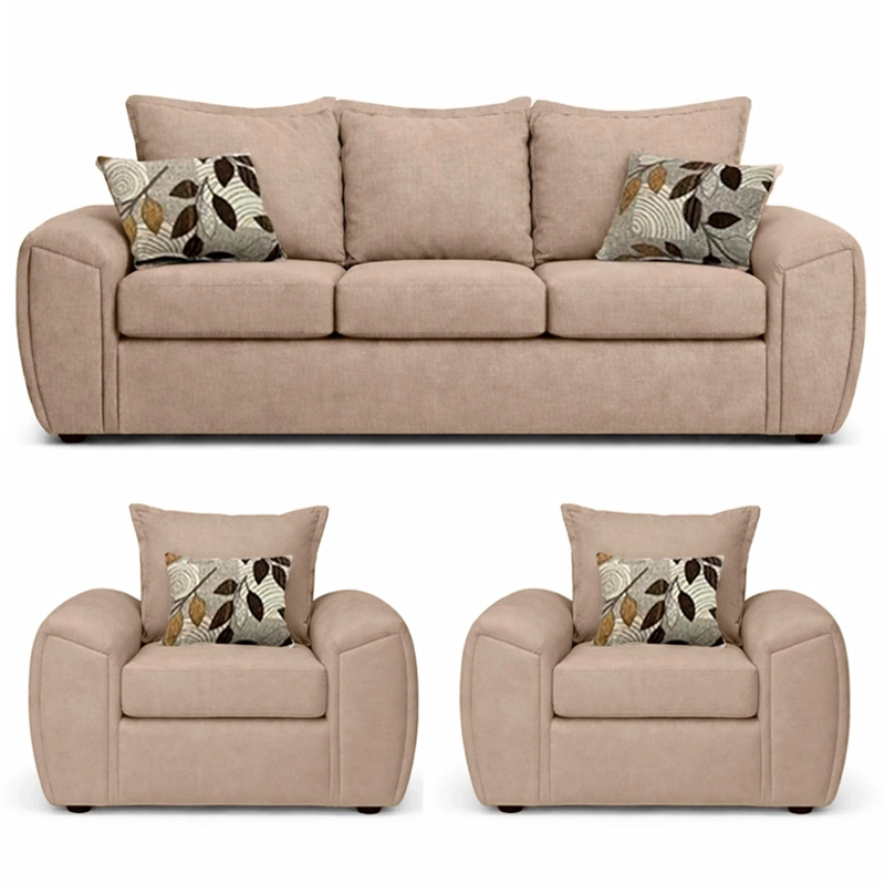 JUEGO DE LIVING ELEGANT DETAIL HOUSTON TELA 3-1-1 - 2
