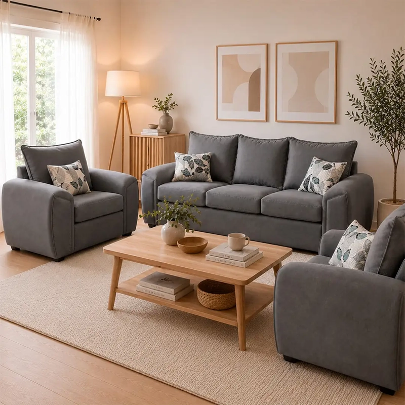 ELEGANT DETAIL JUEGO DE LIVING ELEGANT DETAIL HOUSTON TELA 3-1-1