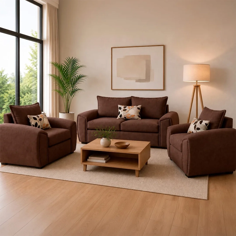 JUEGO DE LIVING ELEGANT DETAIL HOUSTON TELA 2-1-1