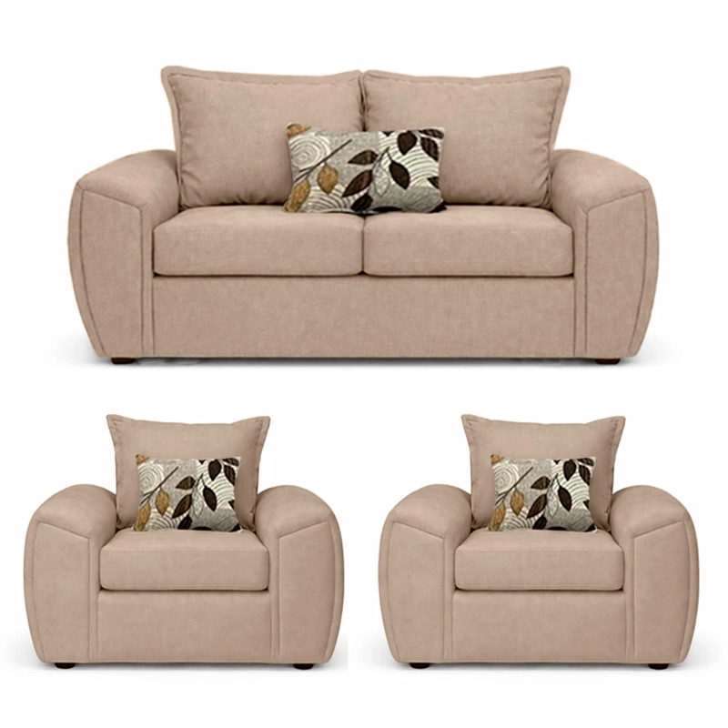 JUEGO DE LIVING ELEGANT DETAIL HOUSTON TELA 2-1-1 - 2