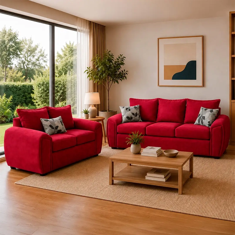 JUEGO DE LIVING ELEGANT DETAIL HOUSTON TELA 3-2
