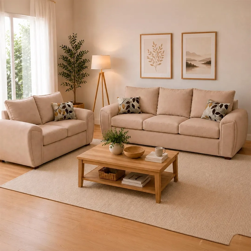 JUEGO DE LIVING ELEGANT DETAIL HOUSTON TELA 3-2