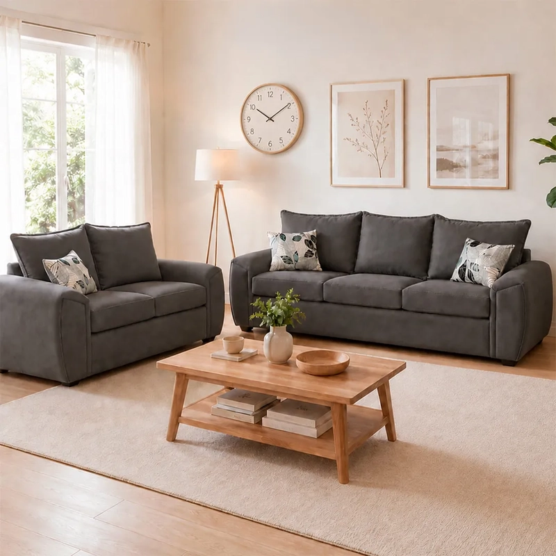 JUEGO DE LIVING ELEGANT DETAIL HOUSTON TELA 3-2