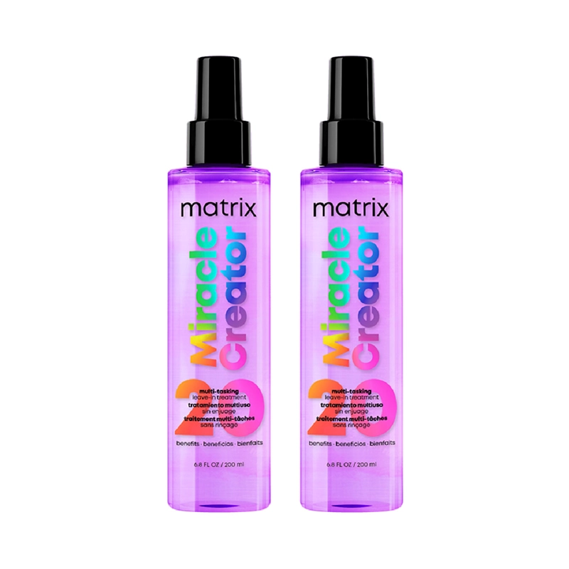 DÚO PROTECTOR TÉRMICO MATRIX MULTIBENEFICIOS MIRACLE CREATOR 190ML+190ML