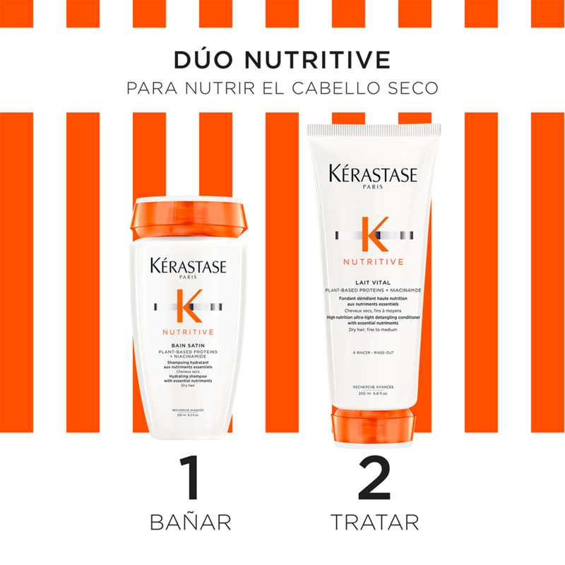 SET NUTRITIVO KERASTASE NUTRITIVE FONDANT 250ML+200ML - 2