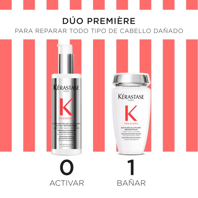 SET REPARADOR KERASTASE PREMIERE DECALCIFIANT 250ML+250ML - 2