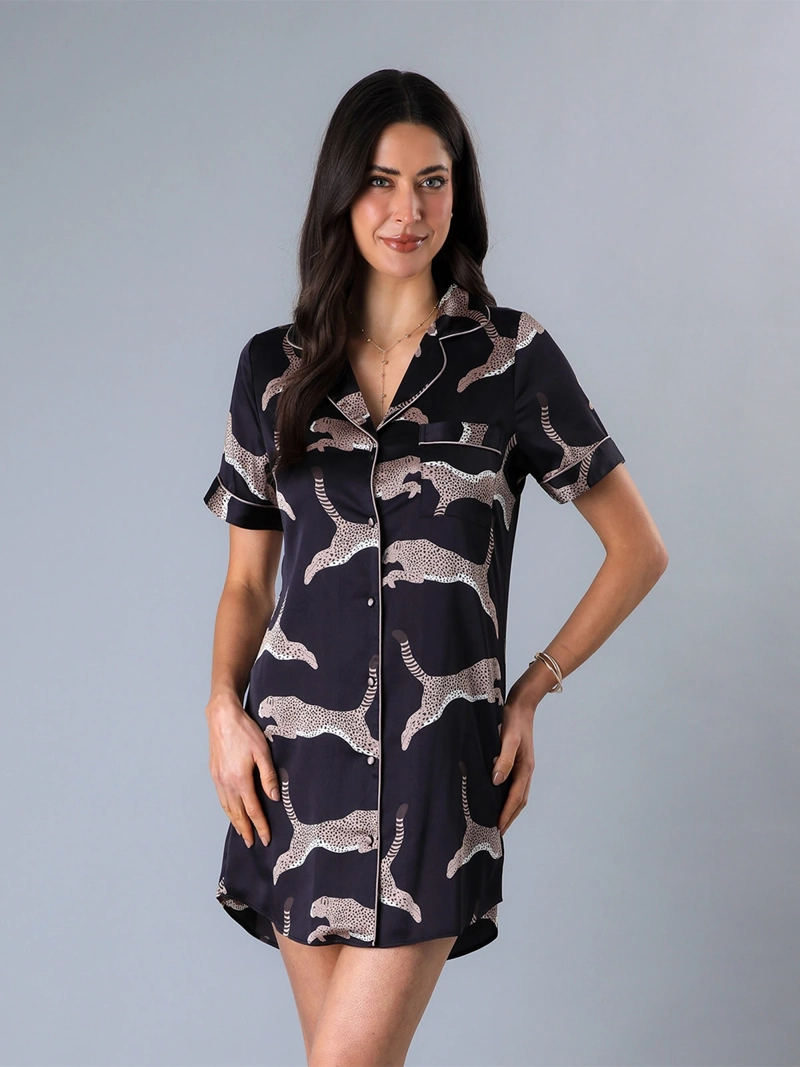 CAMISOLA MUJER FLORES SATÍN PRINT - 1