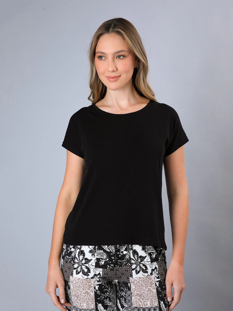 PIJAMA MUJER FLORES TOP + PANTALÓN - 2