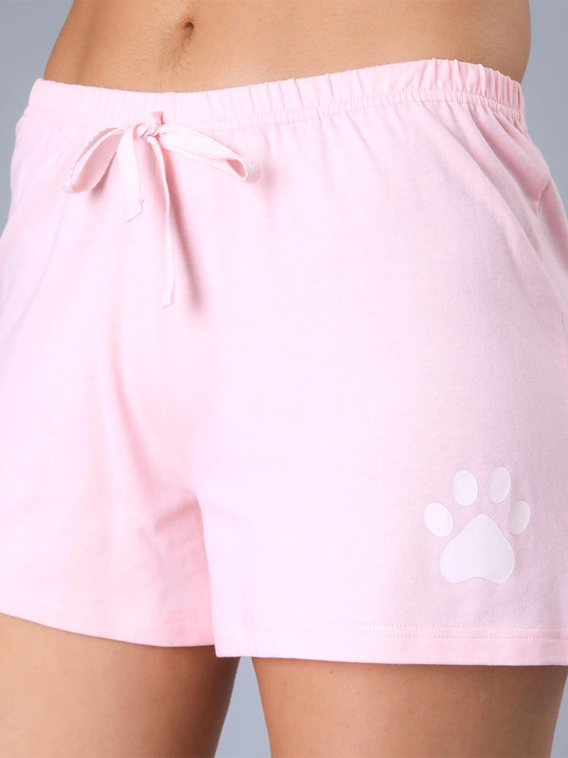 PIJAMA MUJER FLORES ALGODÓN TOP + SHORT EN CAJA - 4