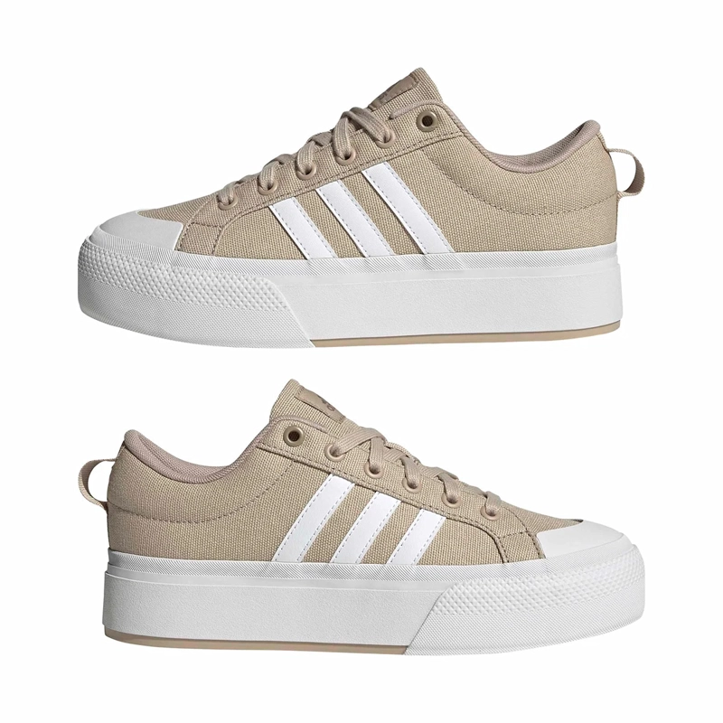 ZAPATILLAS MUJER ADIDAS URBANAS CAFÉ BRAVADA 2.0 PLATFORM - 7