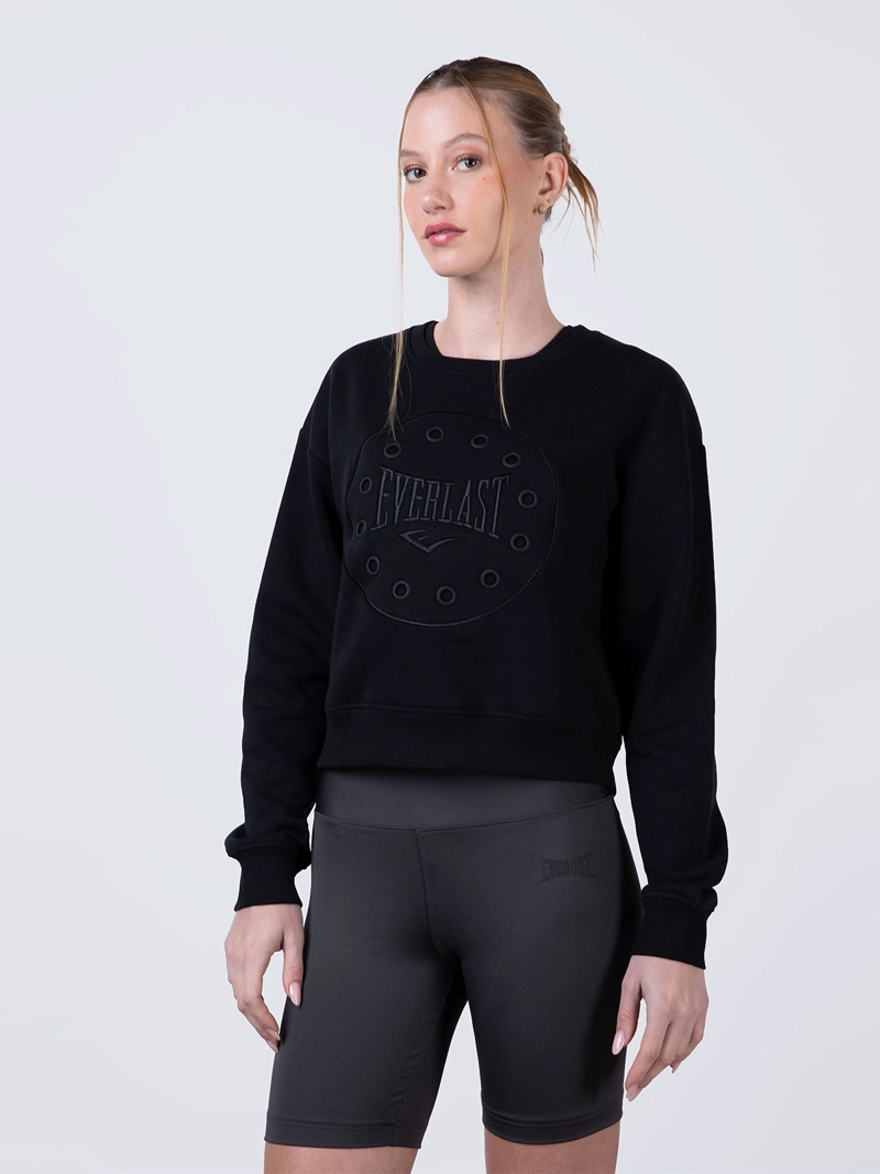 POLERON MUJER EVERLAST ALGODÓN CN EYE