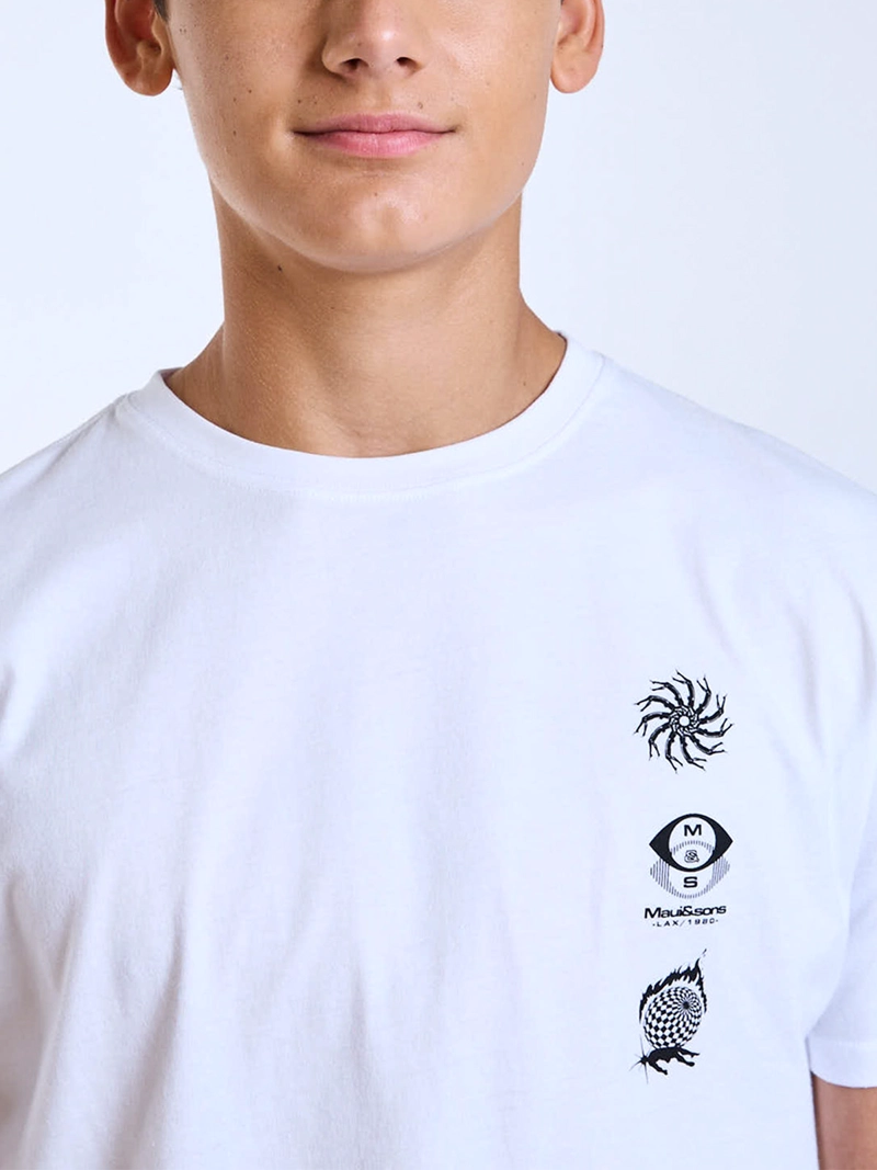 POLERA NIÑO MAUI AND SONS MANGA CORTA ALGODÓN - 6