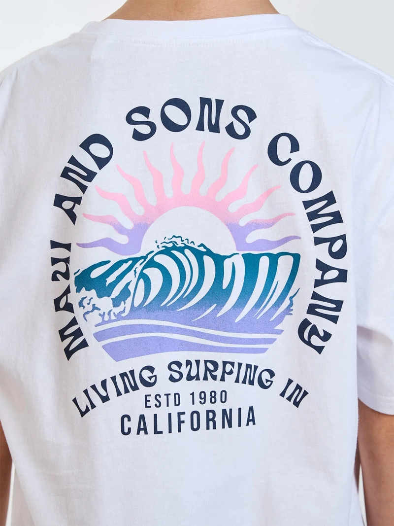 POLERA NIÑO MAUI AND SONS MANGA CORTA ALGODÓN - 4