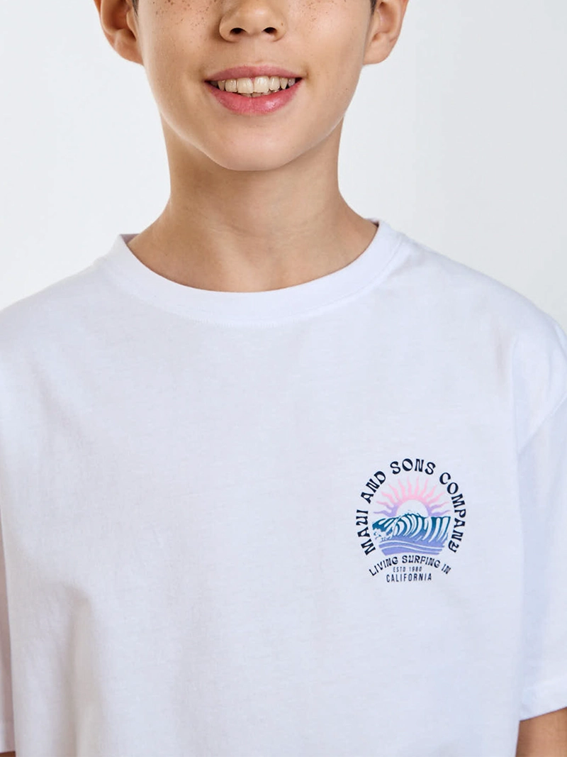POLERA NIÑO MAUI AND SONS MANGA CORTA ALGODÓN - 5