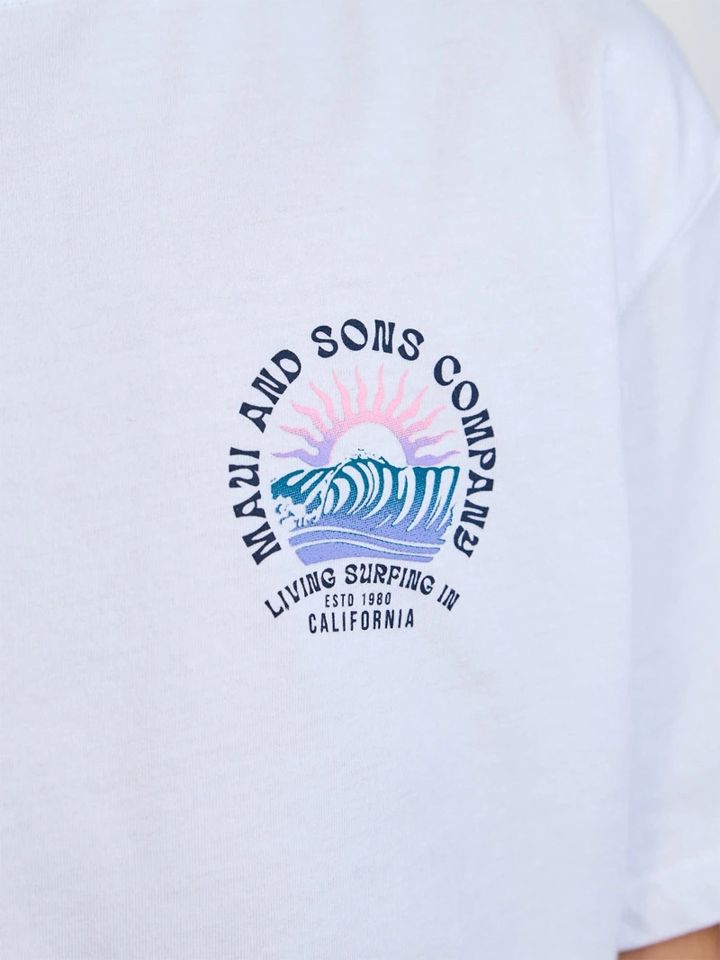 POLERA NIÑO MAUI AND SONS MANGA CORTA ALGODÓN - 6