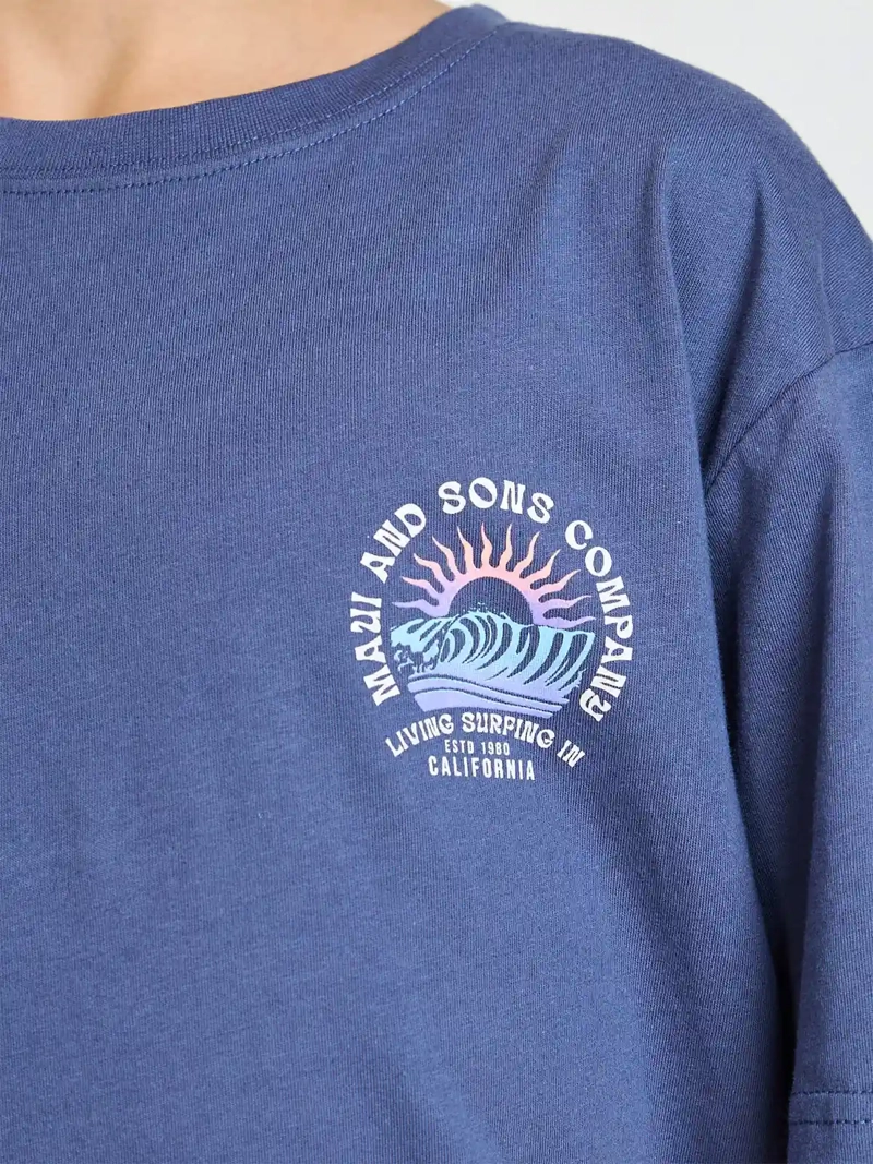 POLERA NIÑO MAUI AND SONS MANGA CORTA ALGODÓN - 5