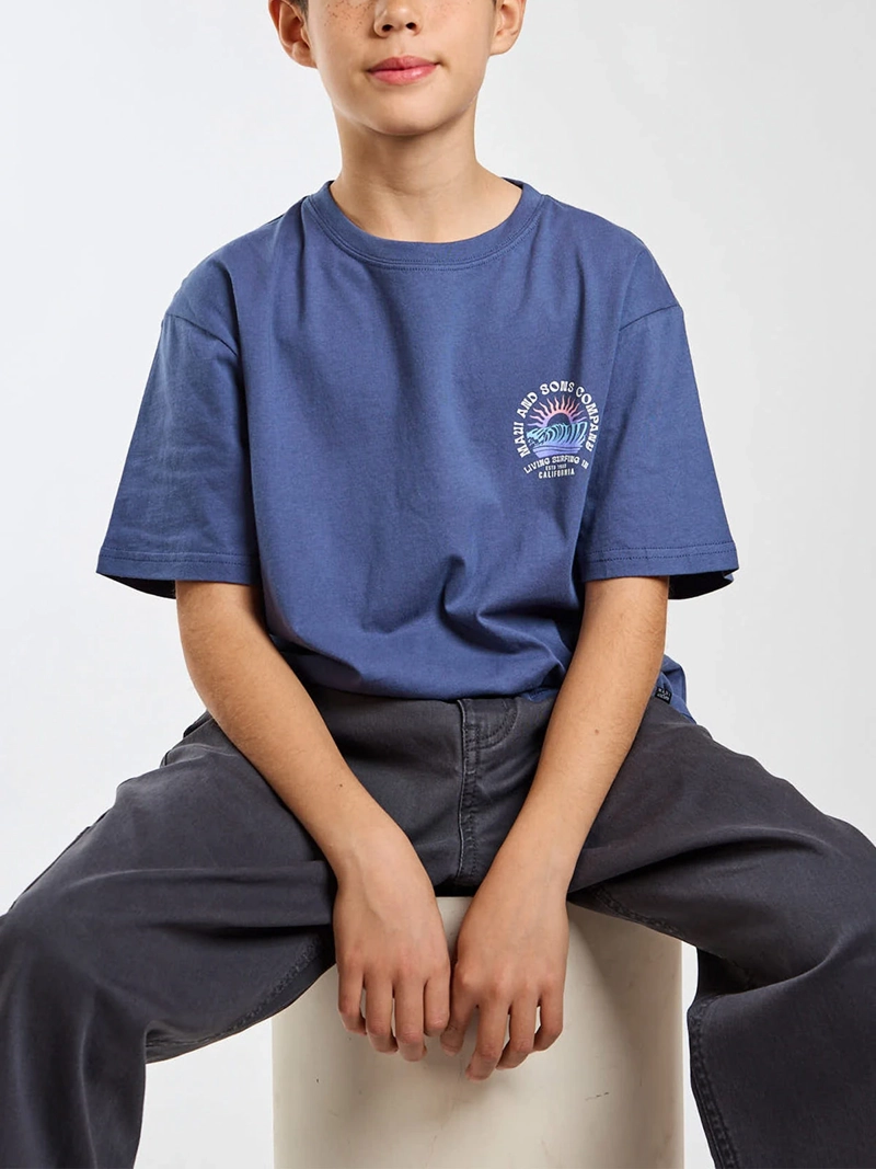 POLERA NIÑO MAUI AND SONS MANGA CORTA ALGODÓN - 7