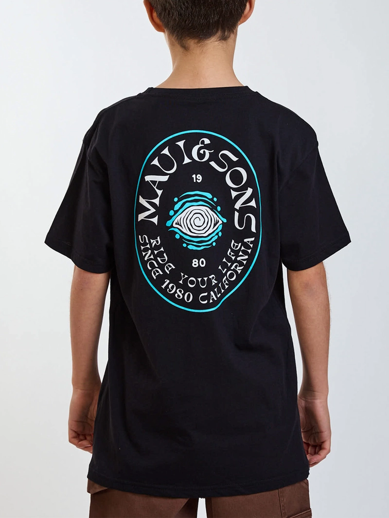 POLERA NIÑO MAUI AND SONS MANGA CORTA ALGODÓN - 3