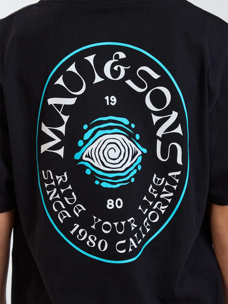 POLERA NIÑO MAUI AND SONS MANGA CORTA ALGODÓN - 4