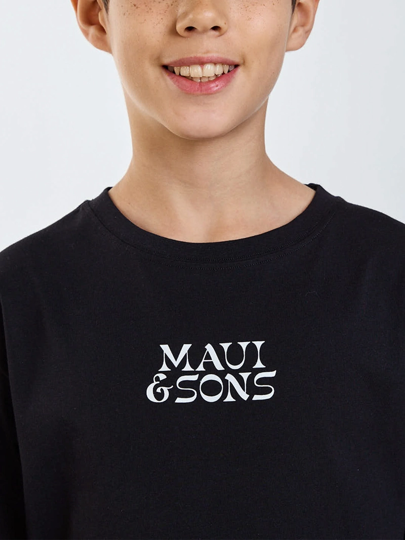 POLERA NIÑO MAUI AND SONS MANGA CORTA ALGODÓN - 5