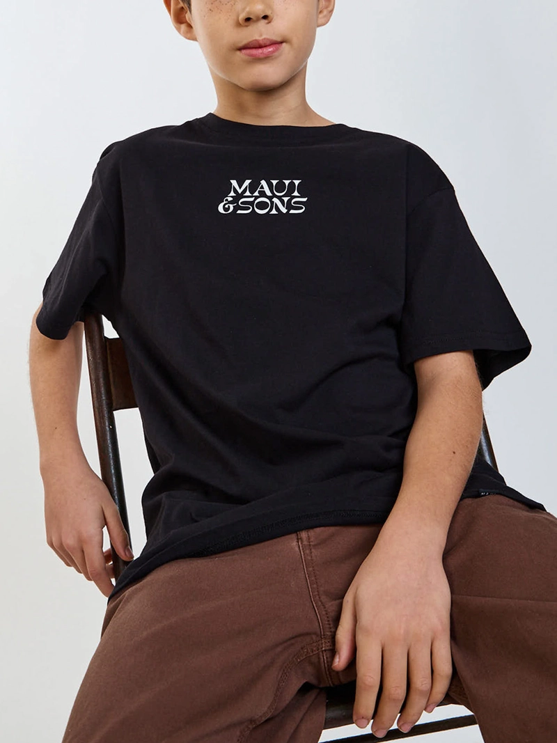 POLERA NIÑO MAUI AND SONS MANGA CORTA ALGODÓN - 7