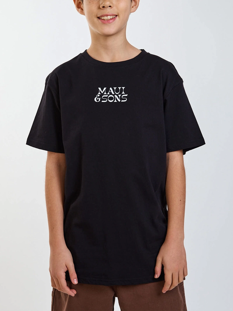 POLERA NIÑO MAUI AND SONS MANGA CORTA ALGODÓN