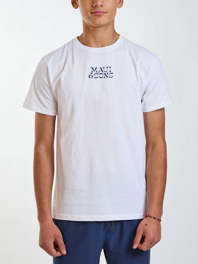 POLERA NIÑO MAUI AND SONS MANGA CORTA ALGODÓN