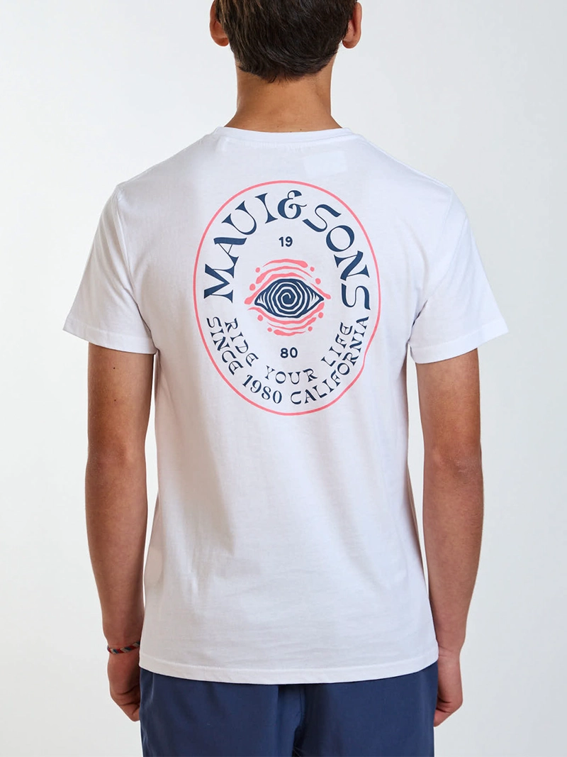 POLERA NIÑO MAUI AND SONS MANGA CORTA ALGODÓN - 4