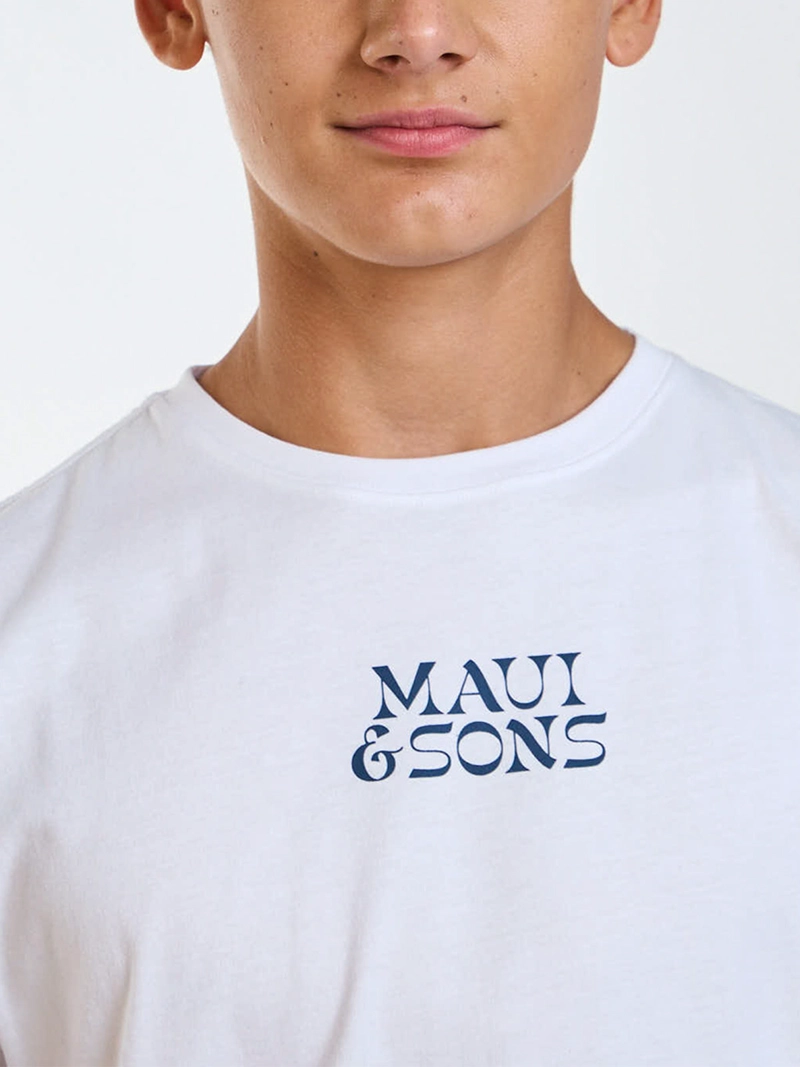 POLERA NIÑO MAUI AND SONS MANGA CORTA ALGODÓN - 7