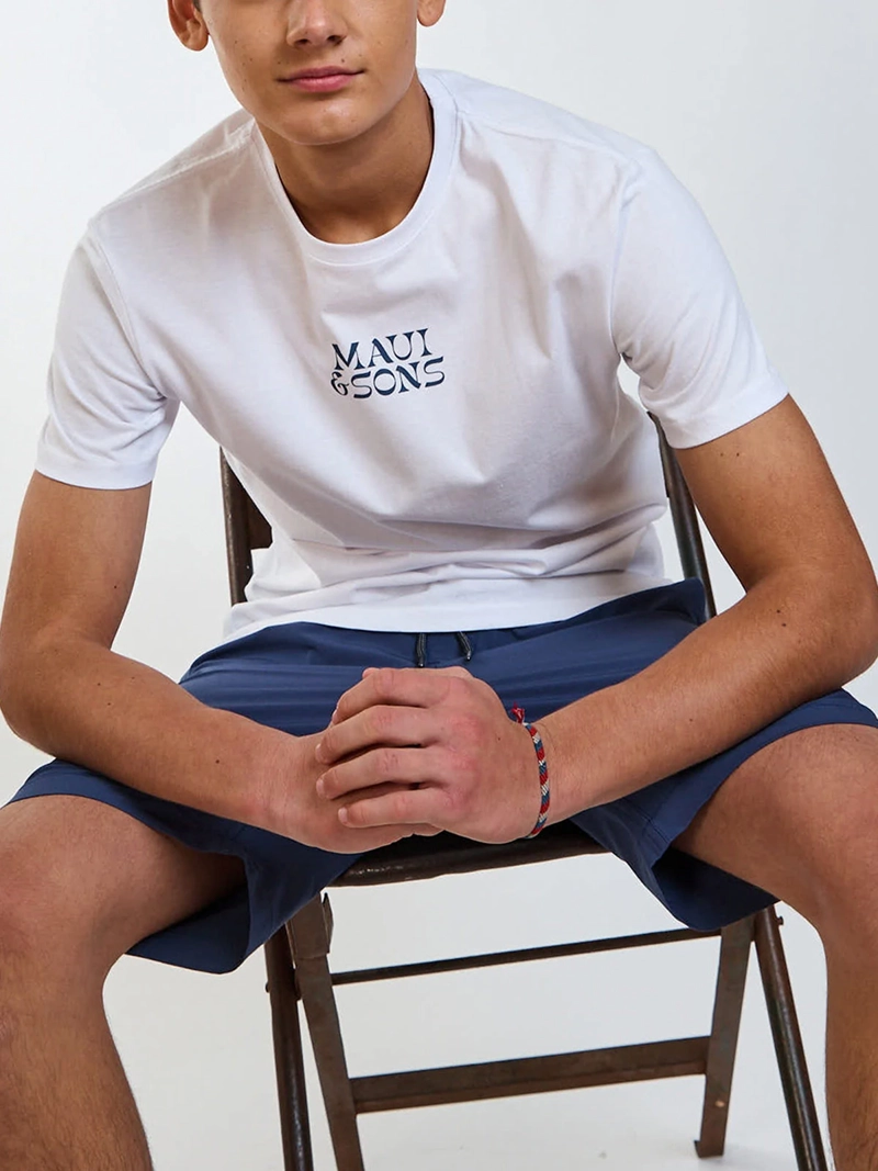 POLERA NIÑO MAUI AND SONS MANGA CORTA ALGODÓN - 5