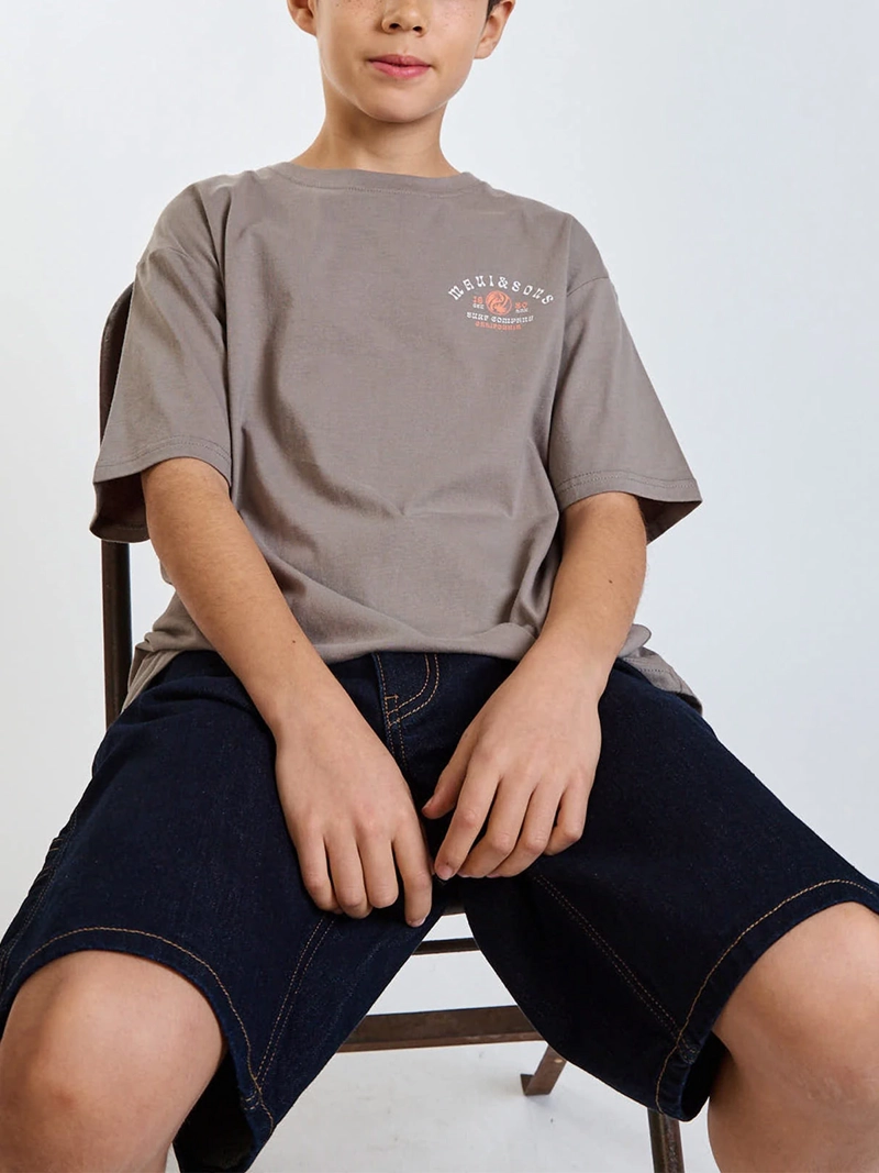 POLERA NIÑO MAUI AND SONS MANGA CORTA ALGODÓN - 7