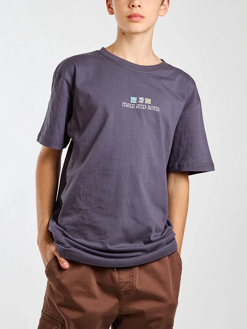 POLERA NIÑO MAUI AND SONS MANGA CORTA ALGODÓN