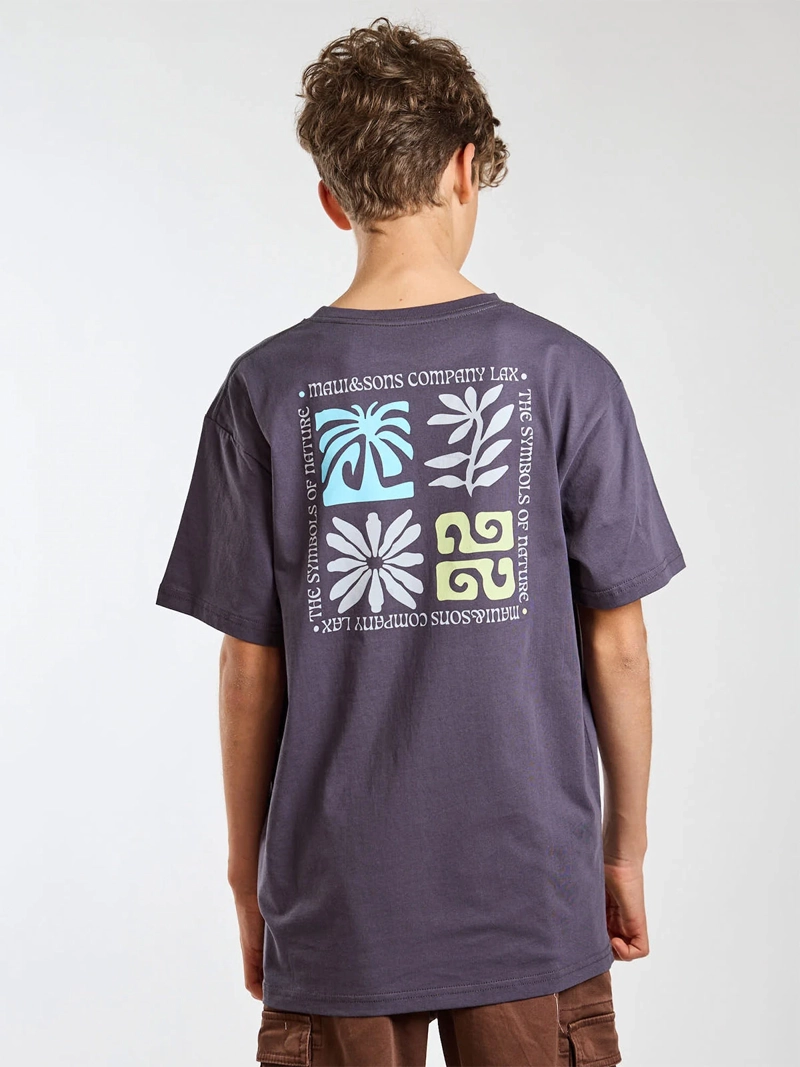 POLERA NIÑO MAUI AND SONS MANGA CORTA ALGODÓN - 3