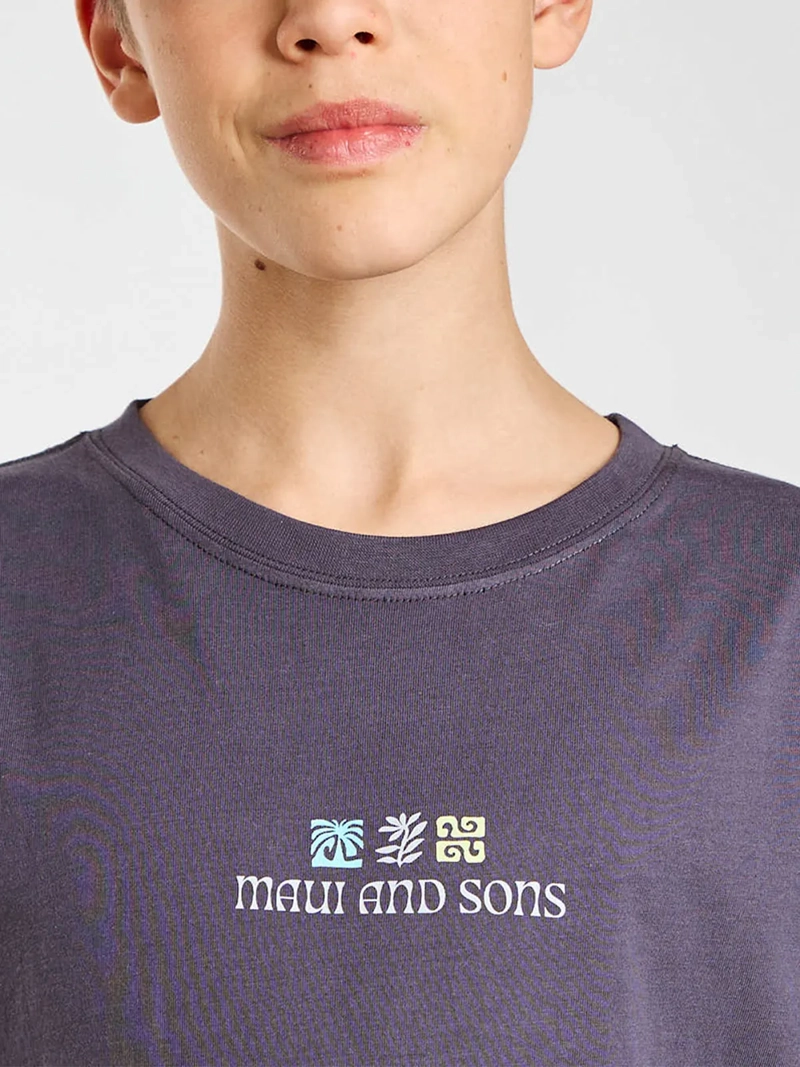 POLERA NIÑO MAUI AND SONS MANGA CORTA ALGODÓN - 5