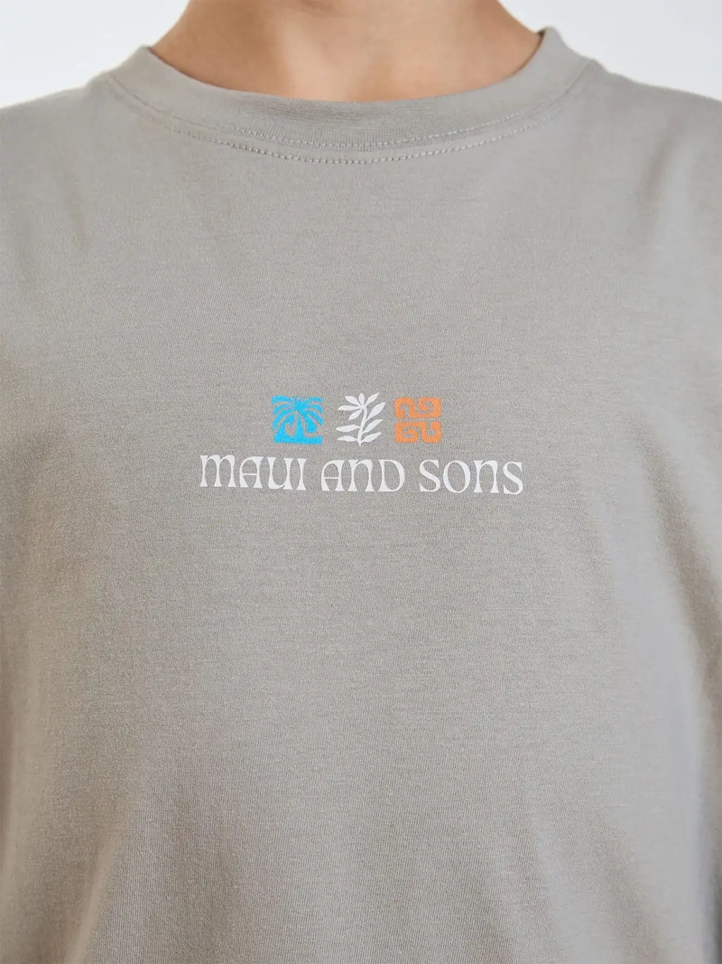 POLERA NIÑO MAUI AND SONS MANGA CORTA ALGODÓN - 6