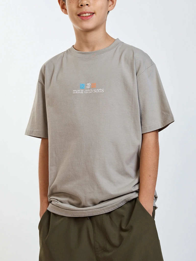 POLERA NIÑO MAUI AND SONS MANGA CORTA ALGODÓN