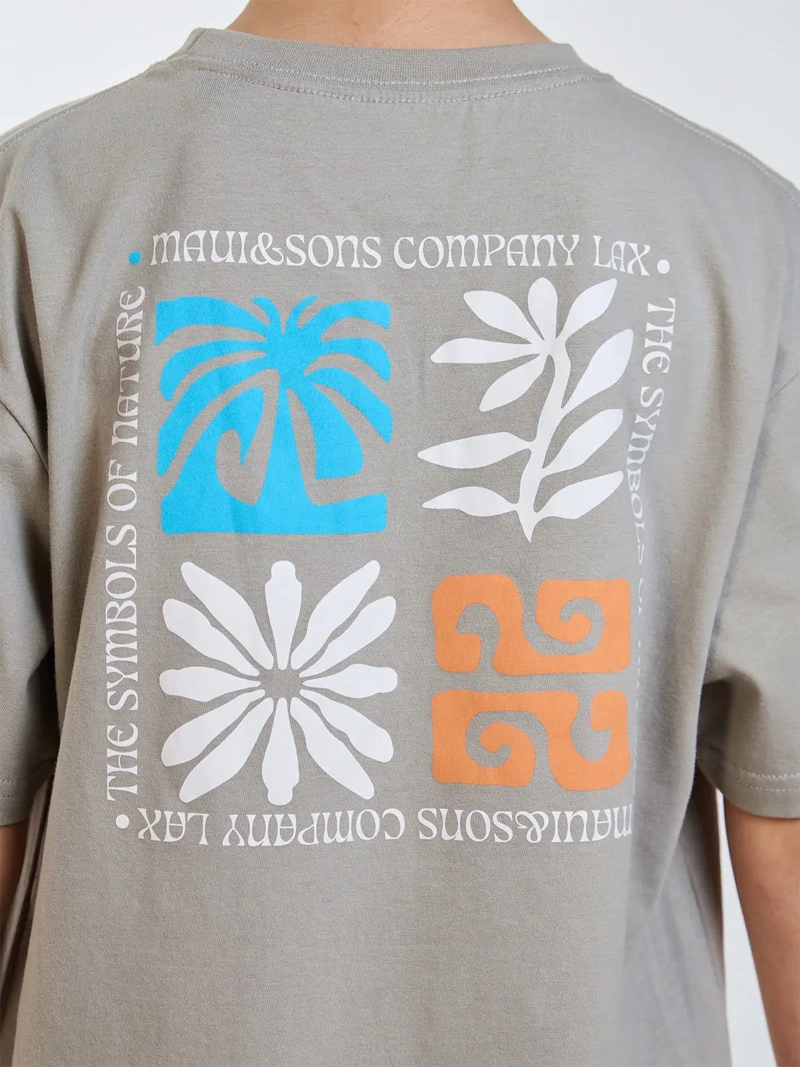 POLERA NIÑO MAUI AND SONS MANGA CORTA ALGODÓN - 4