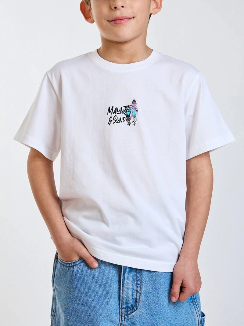 POLERA NIÑO MAUI AND SONS MANGA CORTA