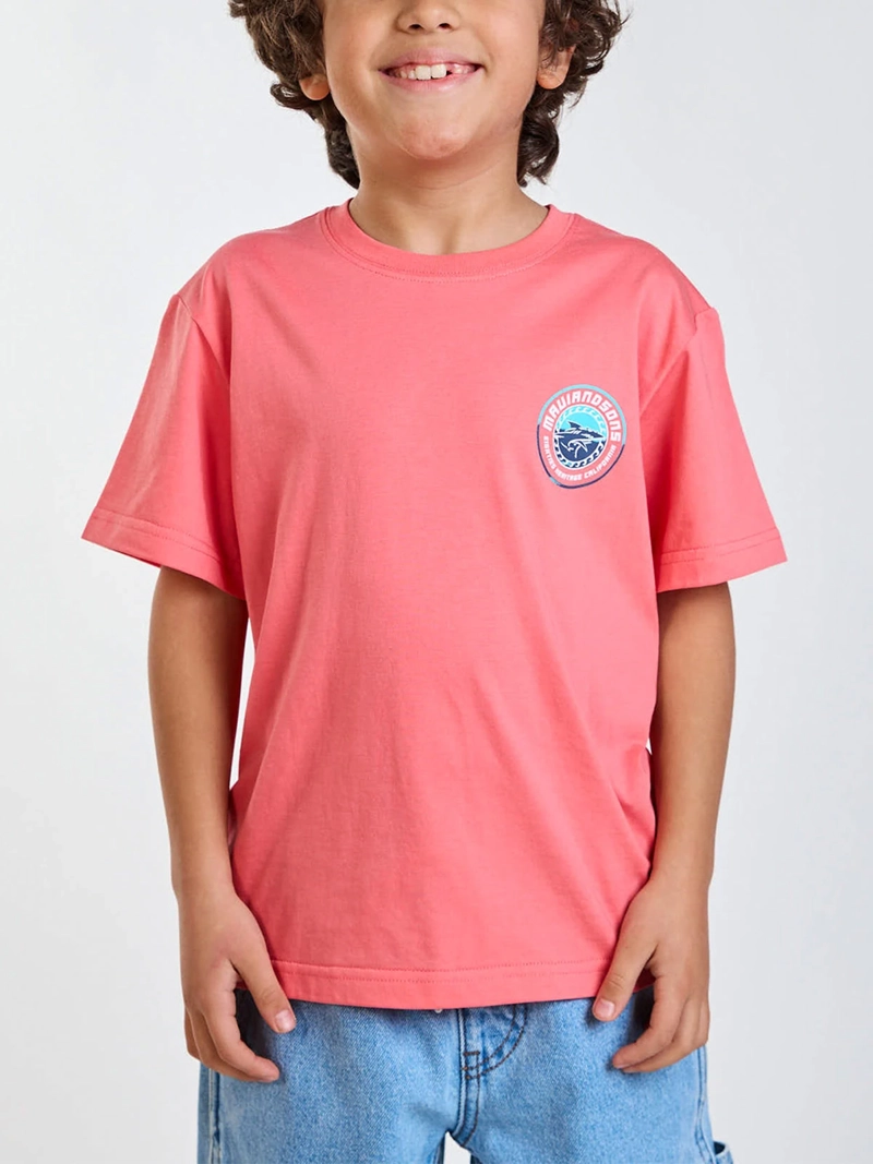 POLERA NIÑO MAUI AND SONS MANGA CORTA ALGODÓN