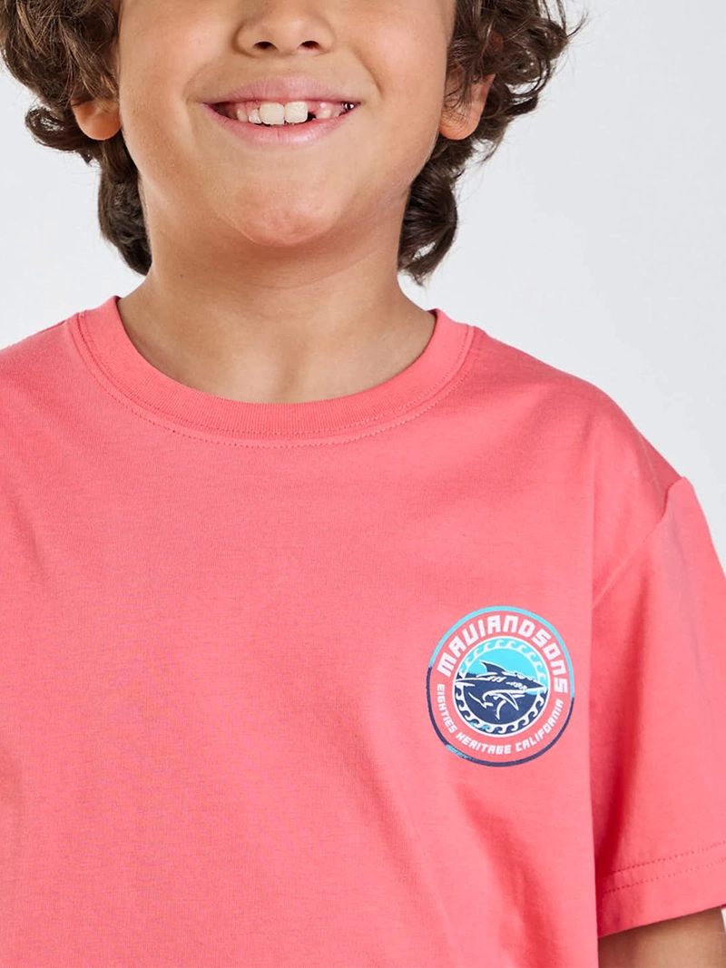POLERA NIÑO MAUI AND SONS MANGA CORTA ALGODÓN - 5