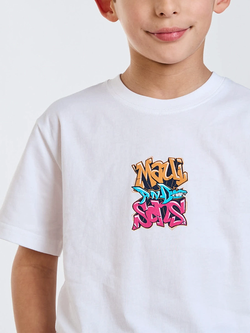 POLERA NIÑO MAUI AND SONS MANGA CORTA ALGODÓN - 5