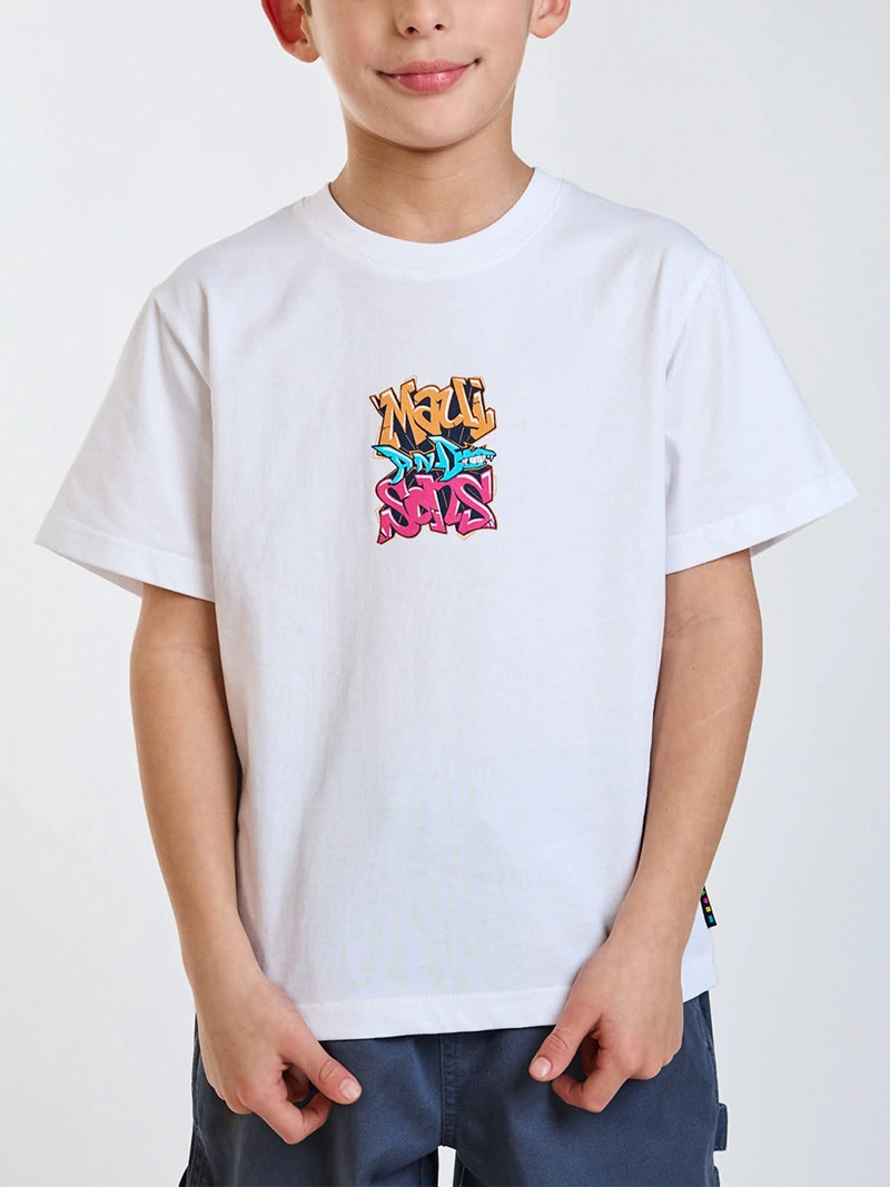 POLERA NIÑO MAUI AND SONS MANGA CORTA ALGODÓN