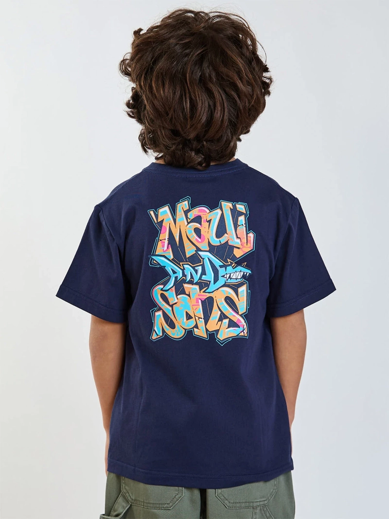 POLERA NIÑO MAUI AND SONS MANGA CORTA ALGODÓN - 3
