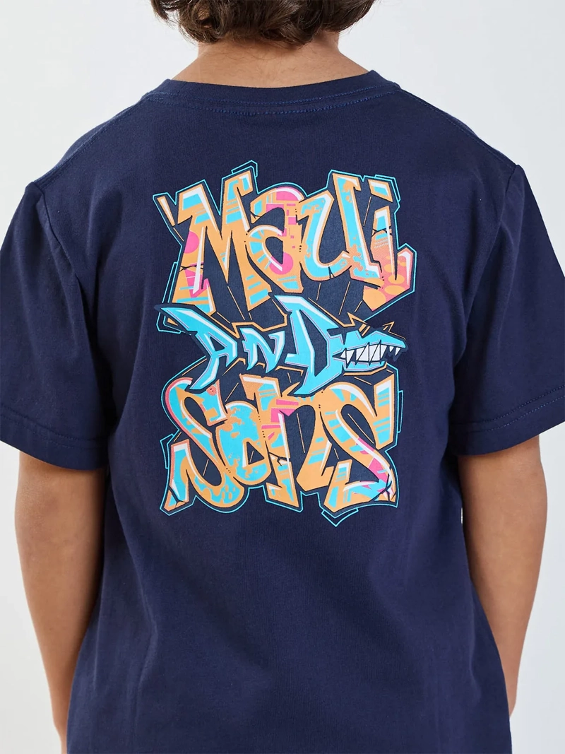 POLERA NIÑO MAUI AND SONS MANGA CORTA ALGODÓN - 4