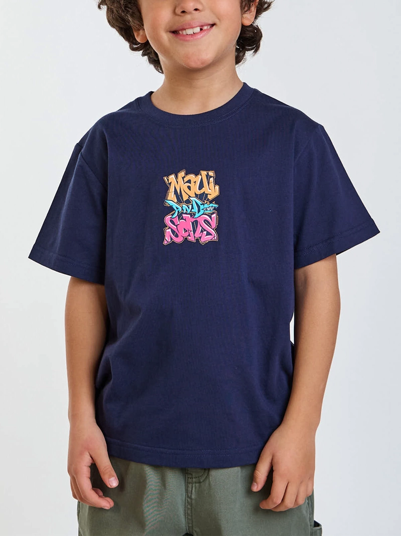 POLERA NIÑO MAUI AND SONS MANGA CORTA ALGODÓN