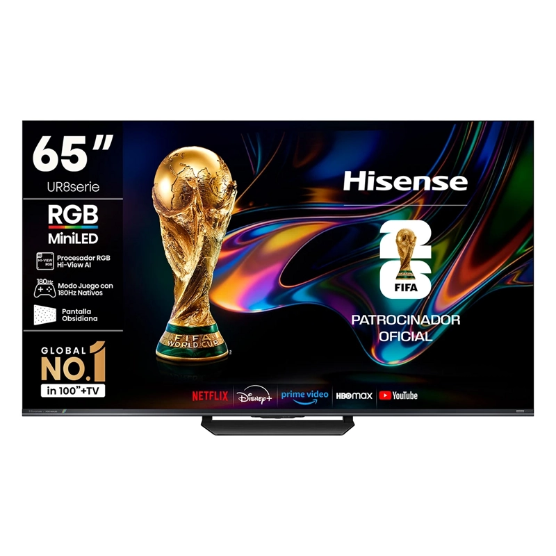 SMART TV HISENSE RGB MINILED 4K UHD 65” 65UR8SG - 2