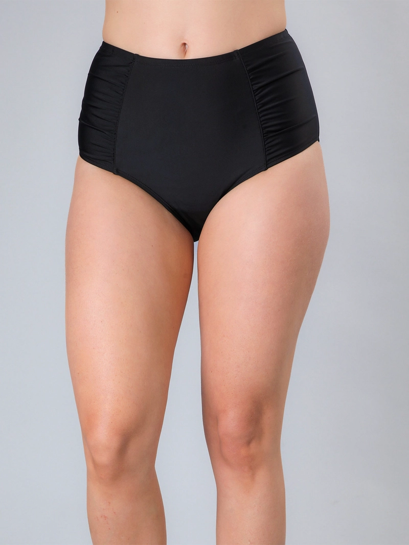 BOTTOM DE BIKINI MUJER FLORES CALZÓN ALTO CONTROL - 1