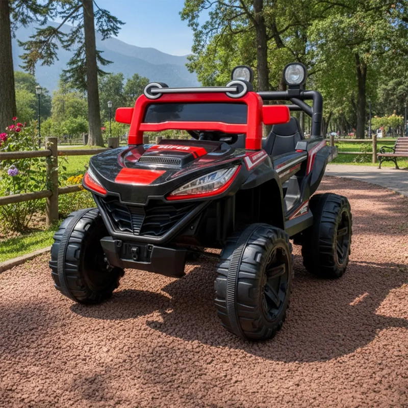 AUTO A BATERÍA KIDSCOOL BUGGY MONSTER 4X4 12V CONTROL REMOTO NEGRO - 4
